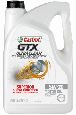 Castrol GTX Motor Oil, 5W20, 5 Qts.
