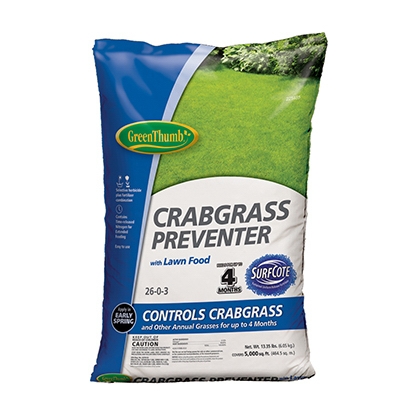 Crabgrass Preventer Plus Lawn Food, 26-0-3, 5,000-Ft. Coverage