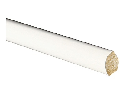 8' WHT QTR RND Molding