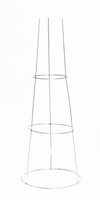 Glamos Extremz JR 16 inchx42 inch Galvanized Round Plant Support