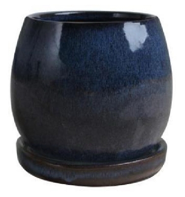 6 inch Drip BLU Artisan Pot