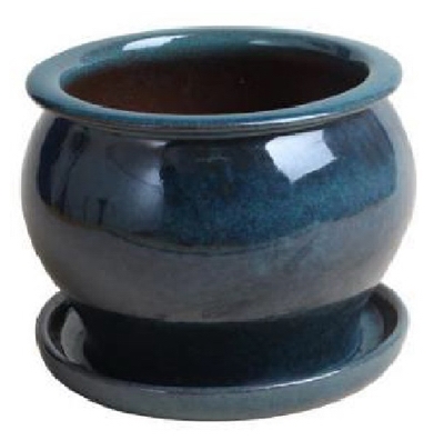 4 inch Drip BLU Studio Pot