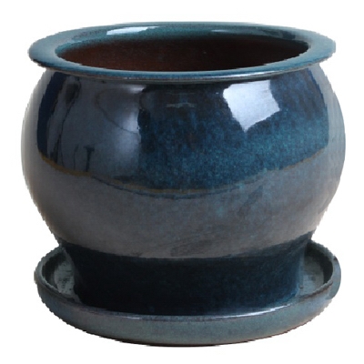 4 inch AQUA BLU Studio Pot