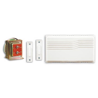 Wired Doorbell Contractor Kit, White