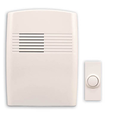 Wireless Door Chime Kit, White