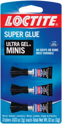 Loctite Super Glue Ultra Gel Mini 3 PK 1 G