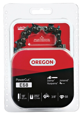 E68 PowerCut Chain Saw Chain, 18-In.