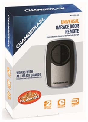 Universal Garage Door Remote, Silver