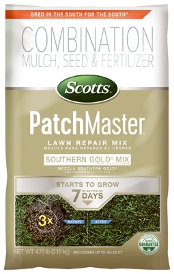 Patchmaster Lawn Repair Mix, Southern Gold, 4.75-Lbs.