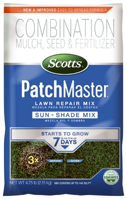Patchmaster Lawn Repair Mix, Sun & Shade, 4.75-Lbs.
