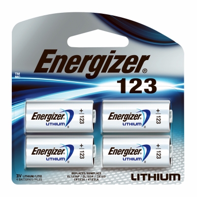 123 Lithium Batteries, 4-Pk.