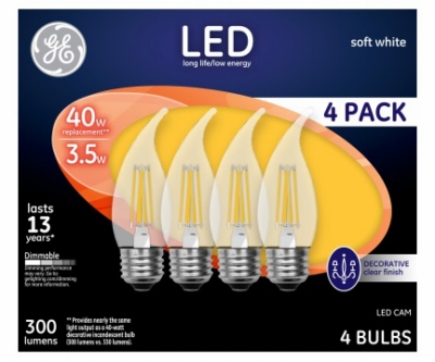 GE4PK 3.5W LED CAM Bulb