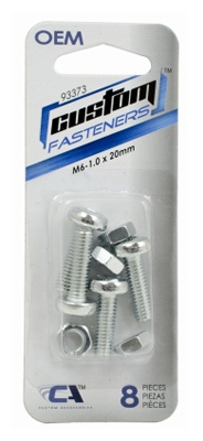 8PC Licens PLT Fastener