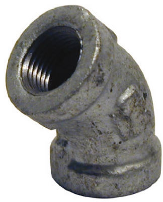 1/8 inch Galv 45 Deg Elbow