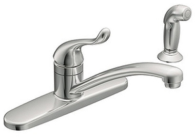 Chrome 1-Handle Touch Control Kitchen Faucet