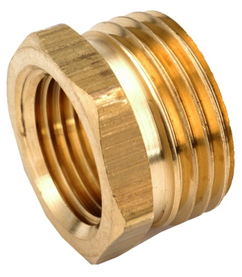 Pipe Fitting, Adapter, Lead-Free Brass, 3/4 MGH x 1/2-In. FIP