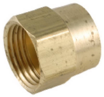 Pipe Fitting, Adapter, Lead-Free Brass, 3/4 FGH x 1/2-In. FIP