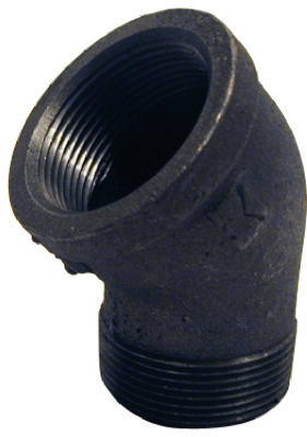 1/4 inchBLK 45 Street Elbow