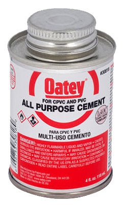 All-Purpose Solvent Cement, Clear, 4-oz.