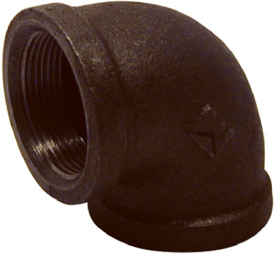 Black Pipe Equal Elbow, 90 Degree, 1-In.