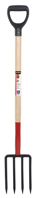 Master Series 28-Inch D-Handle Steel & Wood Digging Fork