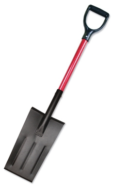 Planting Spade, Commercial Grade, Fiberglass Handle, 40-In.