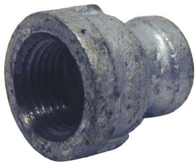 Pipe Fittings, Galvanized Reducing Coupling, 1-1/2 x 1-1/4-In.