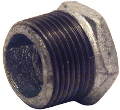 Pipe Fitting, Galvanized Hex Bushing, 1 x 3/4-In.