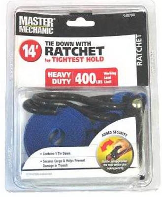 1-inch x 14-Ft. Ratchet Tie-Down