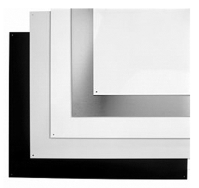 Two-Sided Kitchen Backsplash, White/Almond, 30 x 24-In.