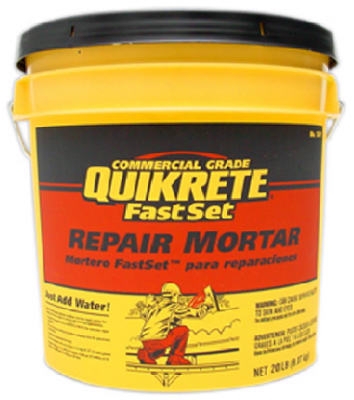 Fast-Set Repair Mortar, 20-Lb. Pail