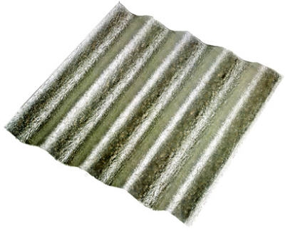 Corrugated Fiberglass, Clear, 5-oz., 26-In. x 8-Ft.