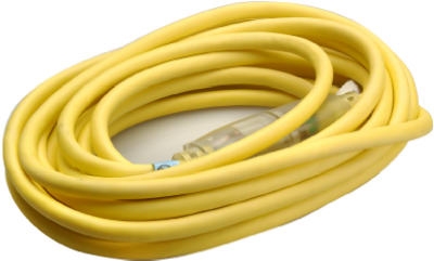 25-Ft. 12/3 SJEOW Yellow Contractor Grade Outdoor Extension Cord