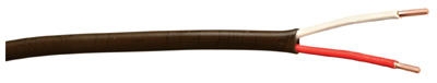 Thermostat Wire, 18/2, Brown Vinyl, 500-Ft. Spool