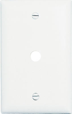 Wall Plate, Telephone Hole, White