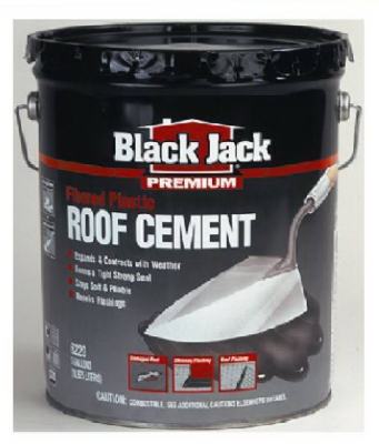 Roof Cement, Fibered Plastic, 4.75-Gals.