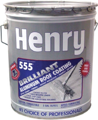 Aluminum Roof Coating, Fibered, 5-Gals.