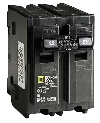 Homeline 25-Amp Double-Pole Circuit Breaker