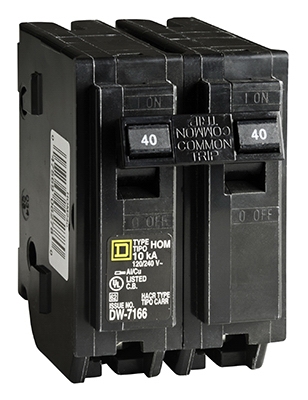 Homeline 40-Amp Double-Pole Circuit Breaker