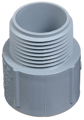 PVC Terminal Adapter, Electrical, 1-In.