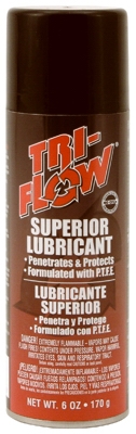 Tri-Flow Aerosol Lubricant with PTFE, 6-oz.