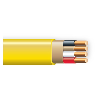 50-Ft. 12/3 Non-Metallic Sheathed Electrical Cable With Ground