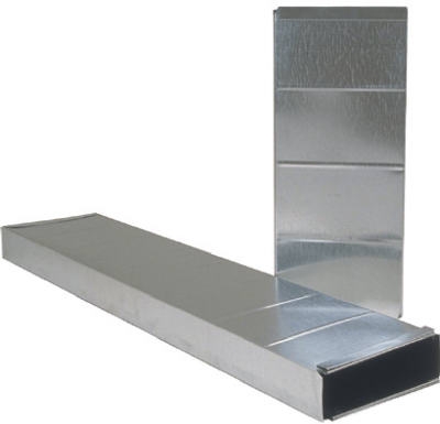 Stove Pipe Fitting, HVAC Wall Stack, 3-1/4 x 10 x 24-In.