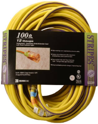100-Ft. 12/3 SJTW Outdoor Extension Cord