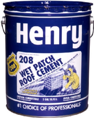 5-Gallon 208 Wet Patch Roof Cement