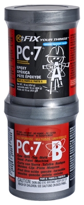 Epoxy Paste, Dark Gray, 1-Lb.