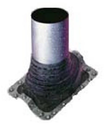 Master Flash Roof Flashing, 0.25 x 4-In.