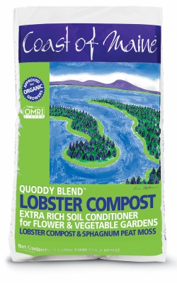 Lobster Compost, Quoddy Blend, 1-Cu. Ft.