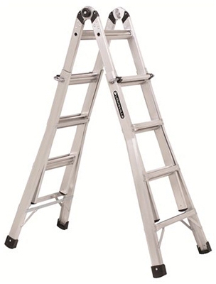 13-Ft. Multi-Purpose Ladder, Aluminum, Type IA, 300-Lb. Duty Rating
