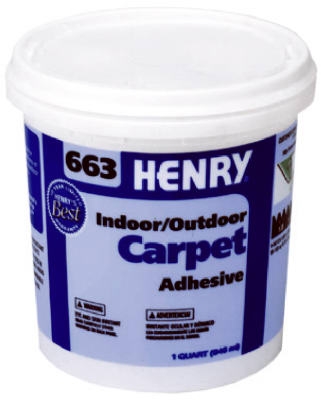 663 Outdoor Carpet Adhesive, 1-Qt.